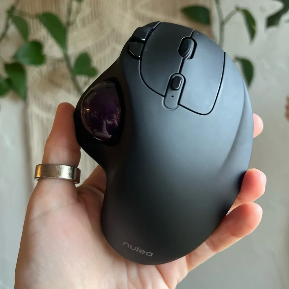 Nulea M501 Wireless Trackball Mouse – Ergonomic Bluetooth/2.4G – With Box